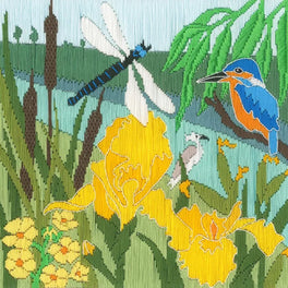 Bothy Threads Long Stitch Kit -Silken Scenes - Riverside Rushes