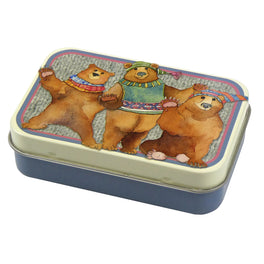 Emma Ball Rectangular Tin- Woolly Bears