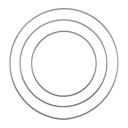 Trimits 3 Wire Silver Coloured Craft Hoop: 15, 20 & 25cm