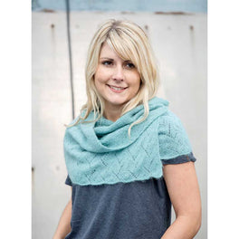 Twiss Crescent Shawl in Fyberspates Cumulus - Digital Pattern