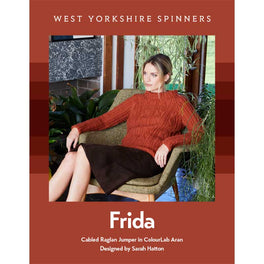 Cabled Raglan Jumper in West Yorkshire Spinners ColourLab Aran
