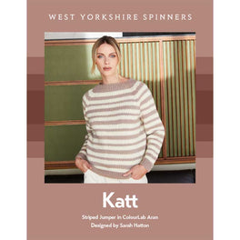 Katt Striped Jumper in West Yorkshire Spinners ColourLab Aran