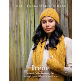 Irene Knitted Cable Accessory Set in West Yorkshire Spinners Fable Aran - Digital Version WYS1000456