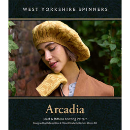 Arcadia Beret & Mitten in West Yorkshire Spinners Morris Dk - Digital Version WYS1000486