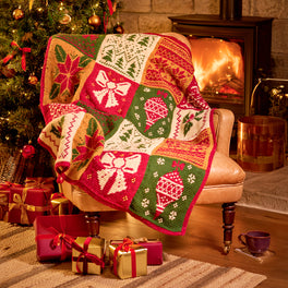 Baubles & Bows Blanket Crochet Along Colour Pack in West Yorkshire Spinners Colour Lab Aran By Anna Nikipirowicz
