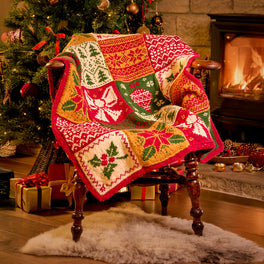 Baubles & Bows Blanket Knit Along Colour Pack in West Yorkshire Spinners Colour Lab Aran By Anna Nikipirowicz