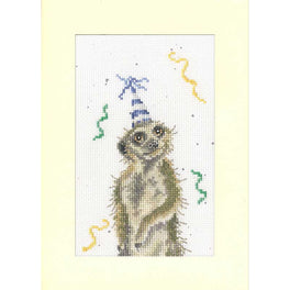 On The Lookout For A Party - Bothy Threads Greeting Card Cross Stitch Kit
