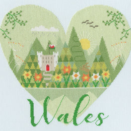 Wild at Heart: Heart of Wales- Bothy Threads Cross Stitch Kit