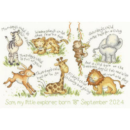 Monday's Child- Bothy Threads Cross Stitch Kit