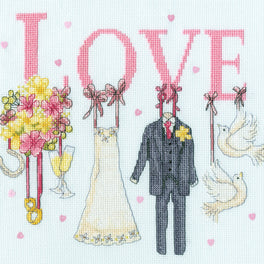 It Must Be Love - Bothy Threads Cross Stitch Kit