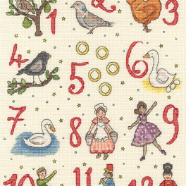 Five Gold Rings - Bothy Threads Cross Stitch Kit