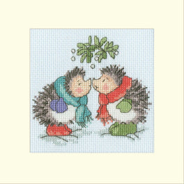 Christmas Kiss - Bothy Threads Greeting Card Cross Stitch Kit
