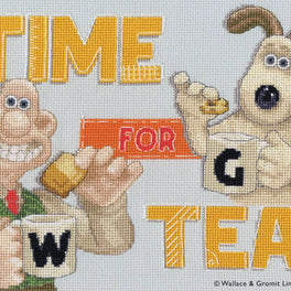 Wallace & Gromit - Time For Tea! - Bothy Threads Cross Stitch Kit