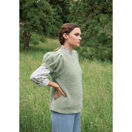 Free Download - Poppy Short Sleeve in Sandnes Garn Tynn Silk Mohair