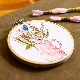 DMC - Spring Garden Jug Cross Stitch Kit