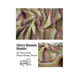 Cherry Blossom Blanket Pattern in Scheepjes Stone Washed - by Sara Geraghty - Digital Version