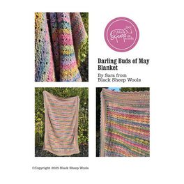 Darling Buds of May Blanket Pattern in James C Brett Emotions Dk - by Sara Geraghty - Digital Version