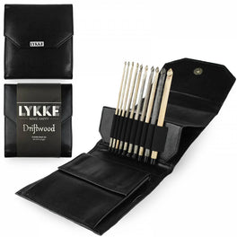 Lykke Driftwood Crochet Hook Set - Black Faux