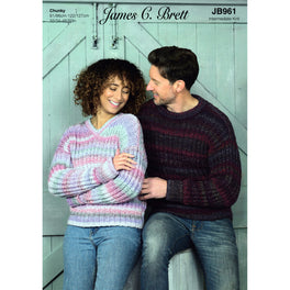 Sweaters in James C Brett Marble Chunky