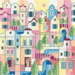 Impressions of Amsterdam by Karen Carter - Heritage Crafts Cross Stitch Kit