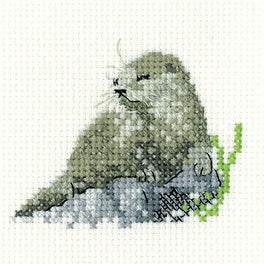 Otter - Heritage Crafts Cross Stitch Kit