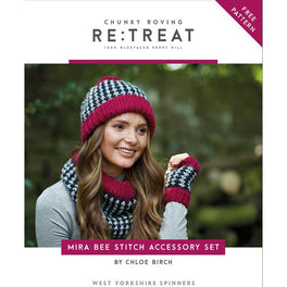Free Download - Mira Bee Stitch Accessory Set in West Yorkshire Spinners Re:Treat Chunky Roving