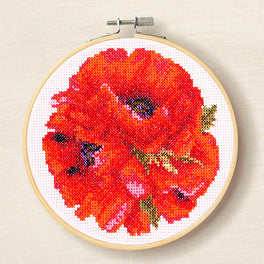 DMC -Scarlet Poppies Cross Stitch Kit