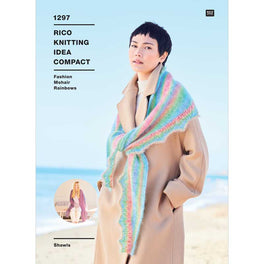 Shawl in Rico Fashion Mohair Rainbows - Digital Version 1297