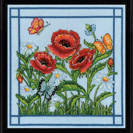 Poppies - Design Works Cross Stitch Kit
