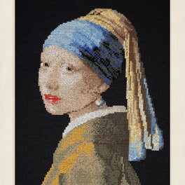 Girl With A Pearl Earring - DMC Cross Stitch Kit