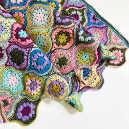 Mystical Lanterns Blanket by Janie Crow - Avice Edition in Stylecraft Special Dk Colour Pack