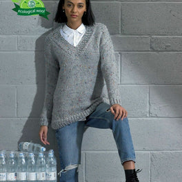 Oversized Sweater in Wendy Knit's Recycled
