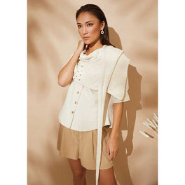 Ecru Wrap in Rowan Cotton Cashmere - Digital Version