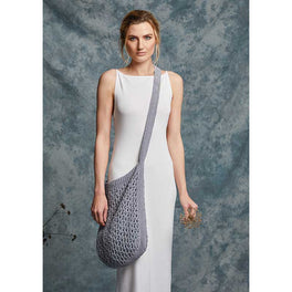Snow Pea Market Bag in Rowan Creative Linen - Digital Version
