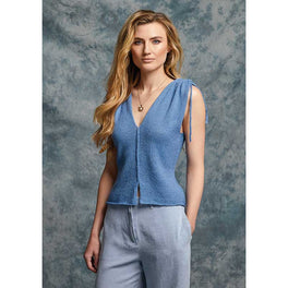 Yam Vest in Rowan Fine Lace - Digital Version
