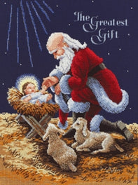 Kneeling Santa