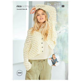 Cardigan and Top in Rico Essentials Cotton Dk