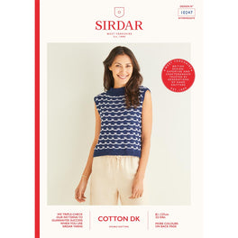 Tank Top in Sirdar Cotton Dk - Digital Version 10247