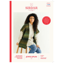 Textured Wrap in Sirdar Jewelspun Aran - Digital Version 10288