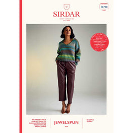 Midnight Garden Sweater in Sirdar Jewelspun Aran