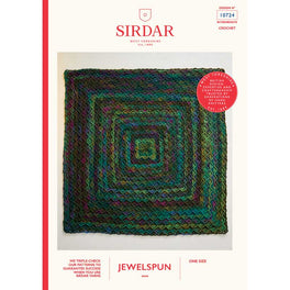 Ornamentals Blanket  in Sirdar Jewelspun Aran