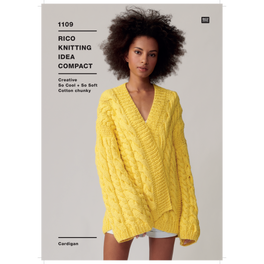 Cardigan in Rico Creative So Cool + So Soft Cotton Chunky - Digital Version 1109