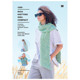 Shirt and Shawls in Rico Creative Lazy Hazy Summer Cotton Dk - Digital Version 1268