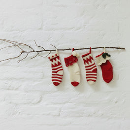 Festive Mini Stockings Pattern by Janie Crow - Digital Version
