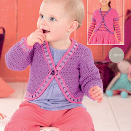 Girls Boleros in Sirdar Snuggly 4ply - Digital Version