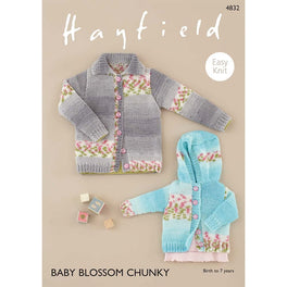 Cardigans in Hayfield Baby Blossom Chunky  - Digital Version