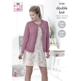 Cardigan & Sweater in King Cole Cottonsoft DK