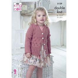 Long and Short Cardigans in King Cole Cottonsoft DK