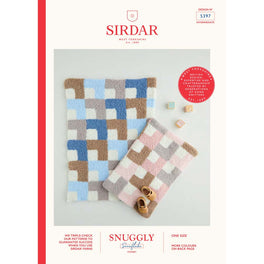 Blankets in Sirdar Snuggly Snowflake Chunky