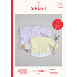 Free Pattern - Crochet Top & Matinee Jacket in Snuggly 4Ply